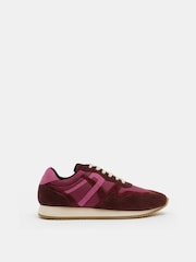 Hush Pink Rylee Retro Trainers - Image 2 of 5