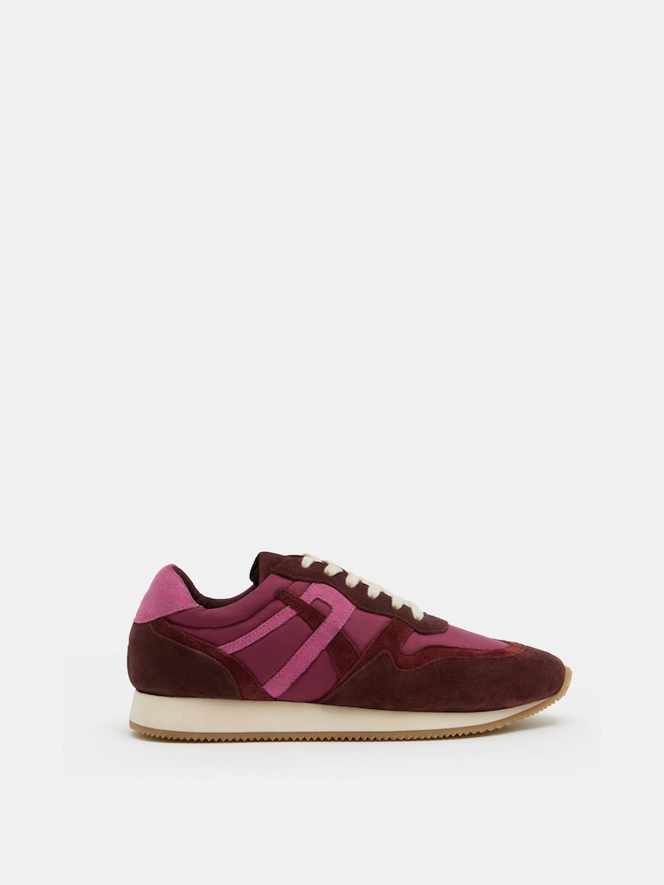 Hush Pink Rylee Retro Trainers - Image 2 of 5