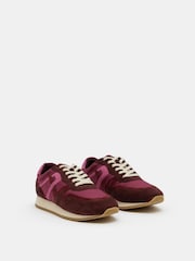 Hush Pink Rylee Retro Trainers - Image 3 of 5