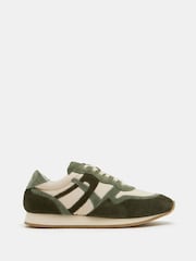 Hush Green Rylee Retro Trainers - Image 2 of 5