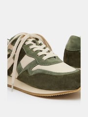 Hush Green Rylee Retro Trainers - Image 5 of 5