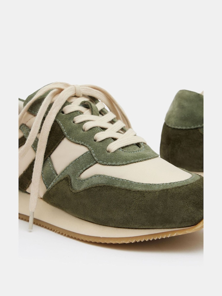 Hush Green Rylee Retro Trainers - Image 5 of 5