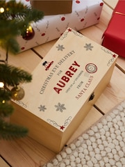 Personalised Christmas Eve Delivery Wooden Keepsake Box by My 1st Years - Image 1 of 1