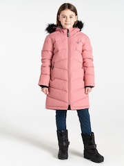 Dare 2b Girls Striking III Hooded Long Line Jacket - Image 2 of 9