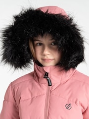 Dare 2b Girls Striking III Hooded Long Line Jacket - Image 4 of 9