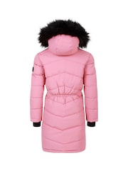 Dare 2b Girls Striking III Hooded Long Line Jacket - Image 9 of 9