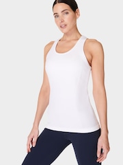 Sweaty Betty White Athlete Seamless Workout Tank Top - Image 3 of 6