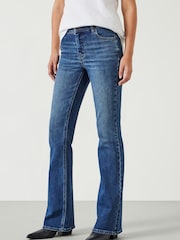 Hush Blue Eliana Mid Rise Bootcut Jeans - Image 1 of 5