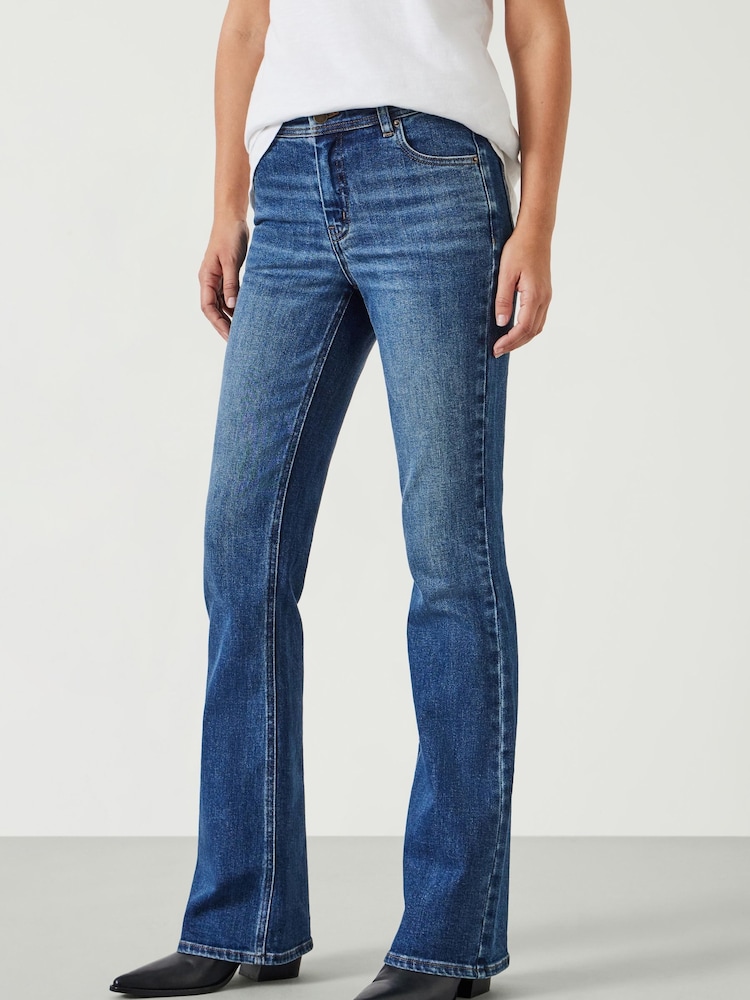 Hush Blue Eliana Mid Rise Bootcut Jeans - Image 1 of 5
