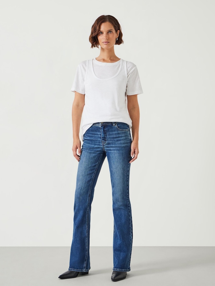 Hush Blue Eliana Mid Rise Bootcut Jeans - Image 2 of 5