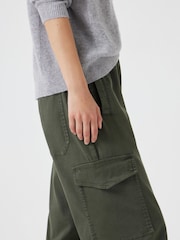 Hush Green Ava Washed Cargo Trousers - Image 3 of 4