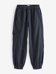 Hush Blue Ava Washed Cargo Trousers - Image 3 of 4