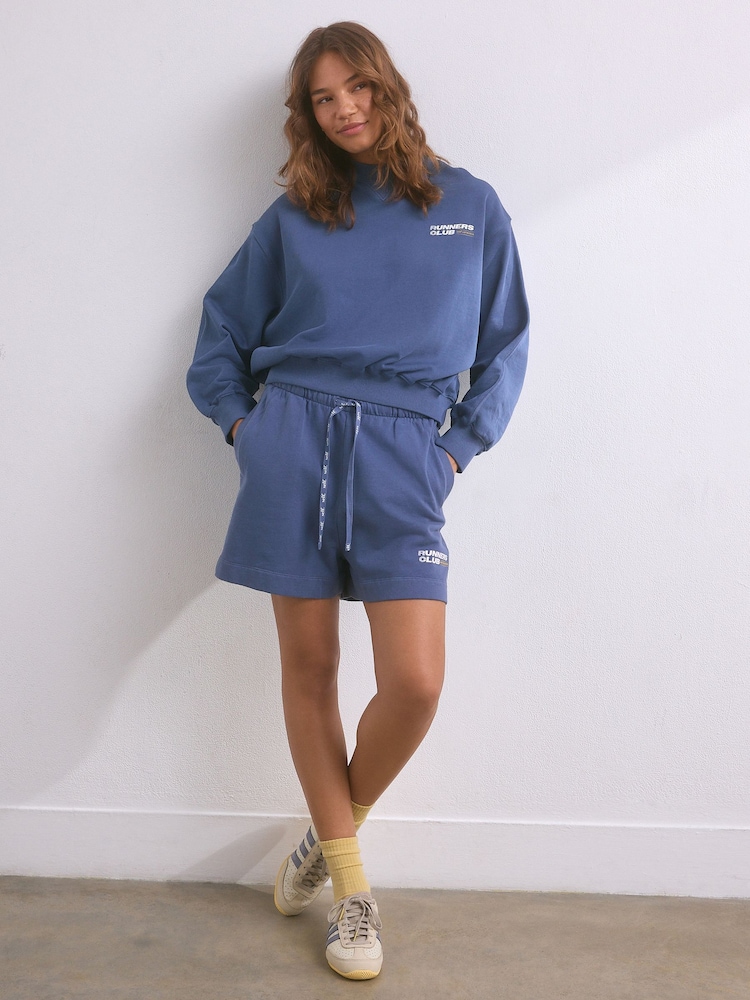 self. Blue Lightweight Sweatshirt - Image 2 of 5