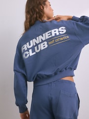 self. Blue Lightweight Sweatshirt - Image 3 of 5