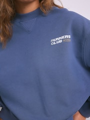 self. Blue Lightweight Sweatshirt - Image 5 of 5