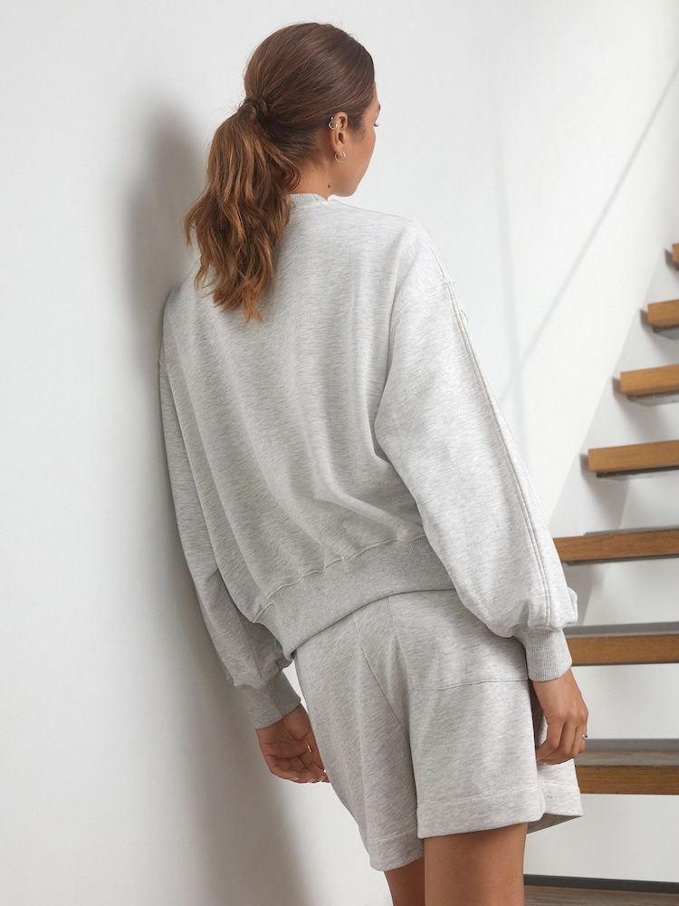 self. Grey Lightweight Sweatshirt - Image 5 of 9