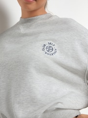self. Grey Lightweight Sweatshirt - Image 6 of 9