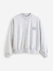 self. Grey Lightweight Sweatshirt - Image 7 of 9