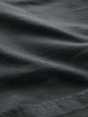 Noir - Ajustement régulier - Chemise Oxford à manches longues - Image 9 de 9