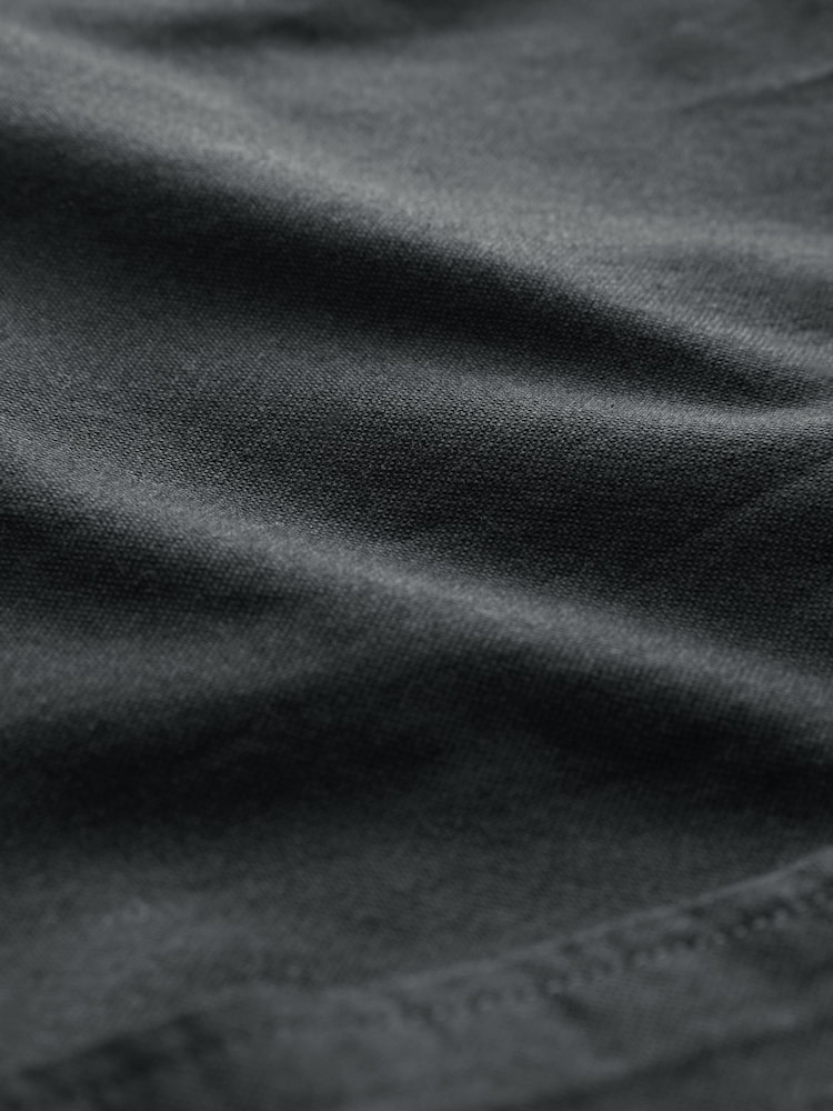 Noir - Ajustement régulier - Chemise Oxford à manches longues - Image 9 of 9