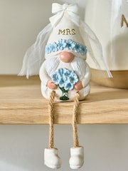 Cream Gonk Wedding MRS Ornament - Image 2 of 4