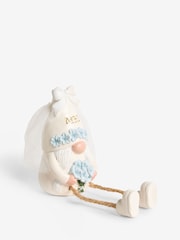 Cream Gonk Wedding MRS Ornament - Image 4 of 4