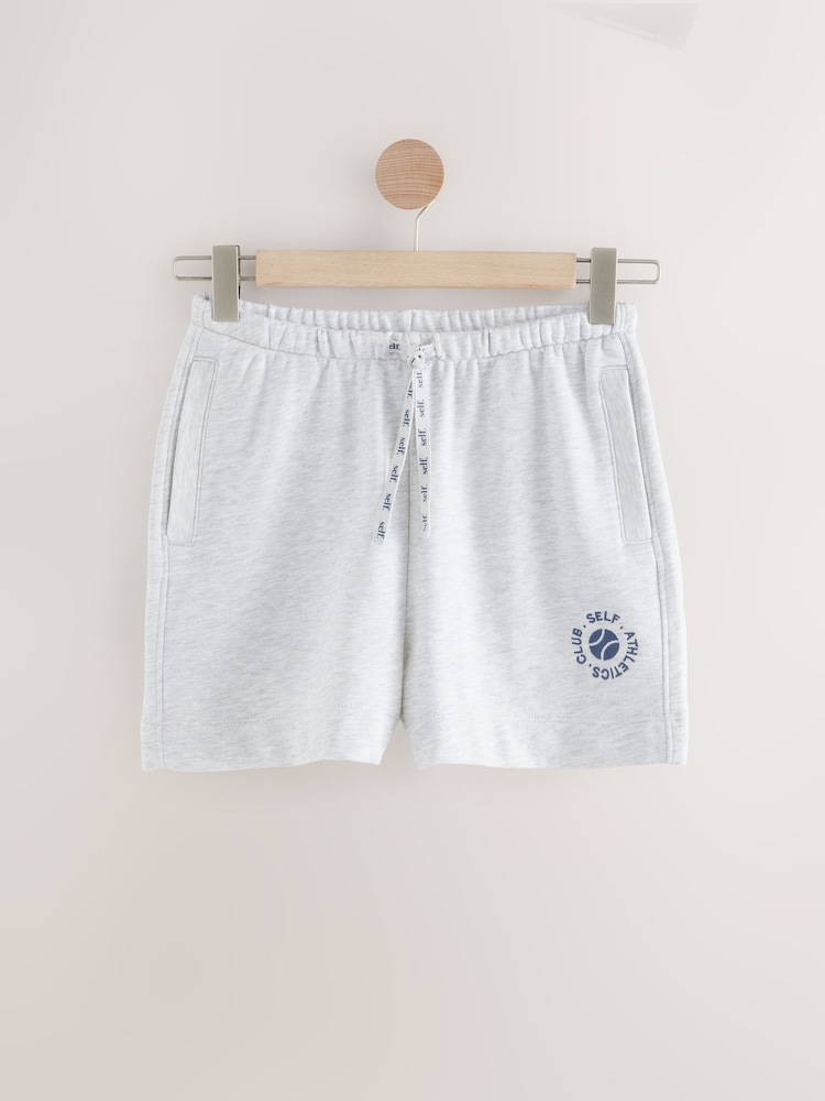self. Grey Lightweight Shorts - Image 6 of 8