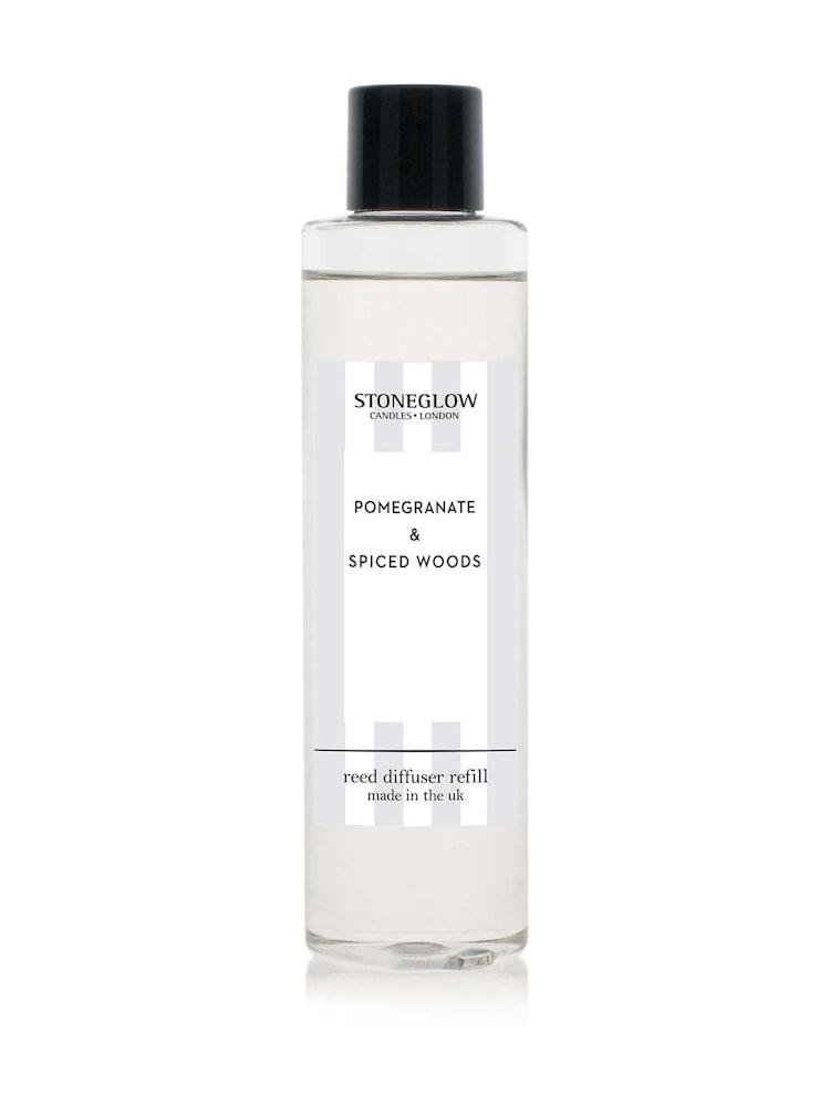 Stoneglow White 210ml Refill Modern Classics Pomegranate and Spiced Woods Diffuser - Image 1 of 1