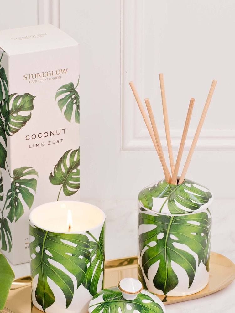 Stoneglow Urban Botanicals Coconut Lime Zest Ceramic Candle - Image 4 of 4