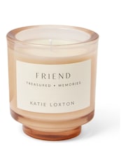 Katie Loxton Red Friend Peach Rose & Sweet Mandarin Sentiment Candle - Image 2 of 2