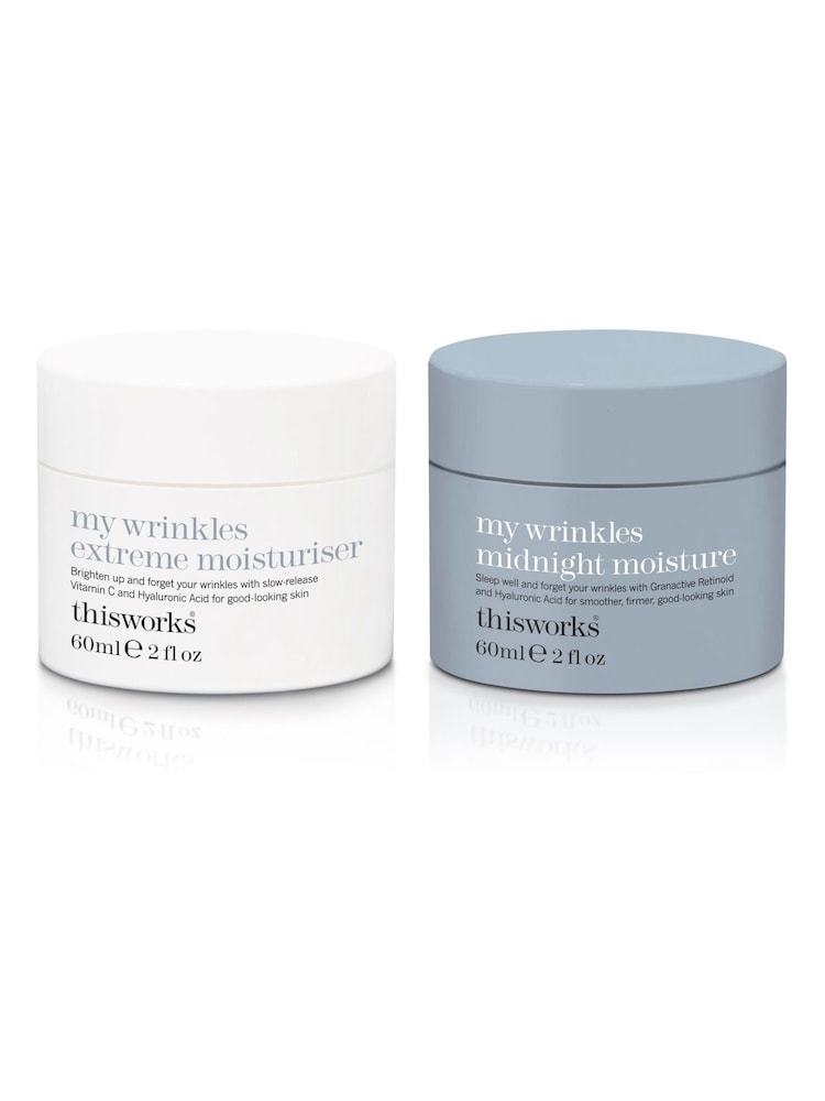 This Works My Wrinkles Extreme Moisturiser + Midnight Moisture (Worth £104) - Image 2 of 5