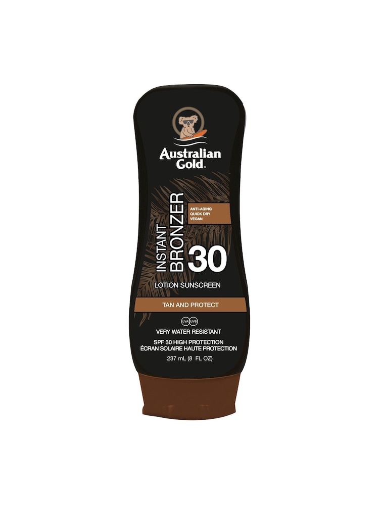 Australian Gold SPF 30 Instant Bronzer Lotion Suncream 237ml - Image 1 of 2
