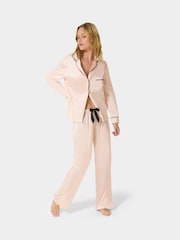 Bluebella Claudia Luxury Satin Long Pyjama Set - Image 1 of 6