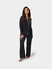 Bluebella Claudia Luxury Satin Long Pyjama Set - Image 3 of 6