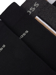 BOSS Cotton Blend Socks 4 Pack In A Regular Fit - Изображение 4 из 4