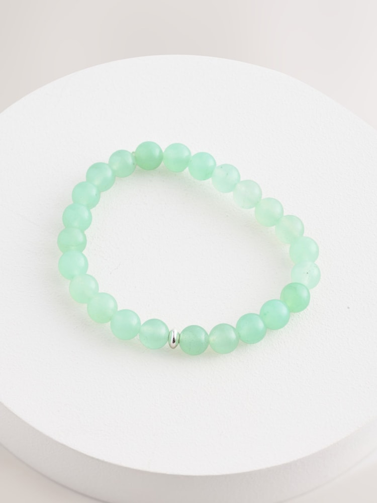 Vert - Bracelet stretch orné de perle - Image 4 of 6