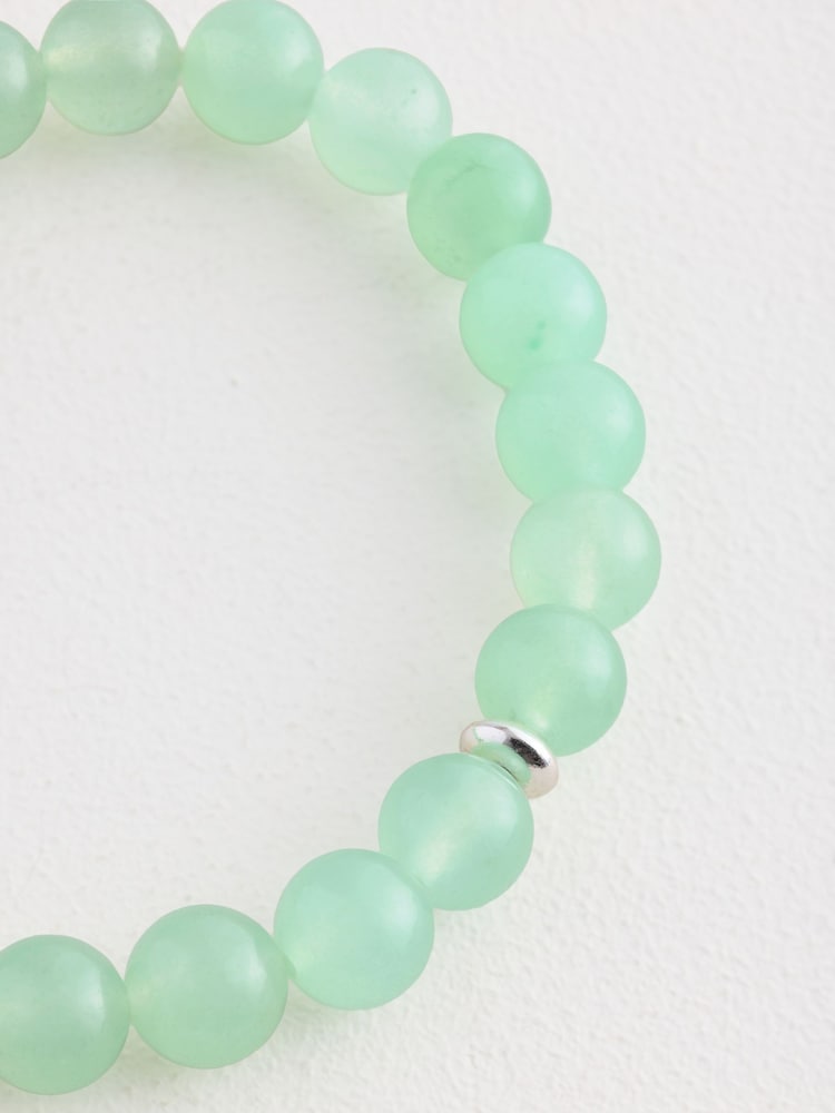 Vert - Bracelet stretch orné de perle - Image 5 of 6