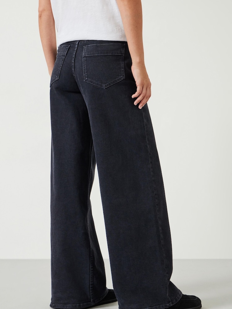 Hush Black Nessa Wide Leg Jeans - Image 2 of 5