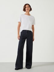 Hush Black Nessa Wide Leg Jeans - Image 3 of 5