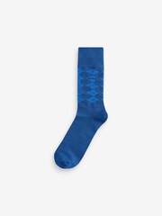 BOSS Blue Cotton Blend Socks 6 Pack In A Regular Length - Image 7 of 7