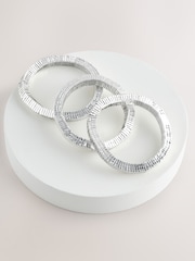 Silberfarben - Elastisches Armband - Bild 3 von 5