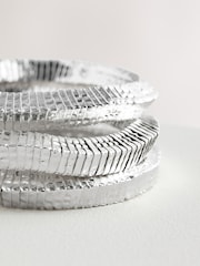 Silberfarben - Elastisches Armband - Bild 5 von 5