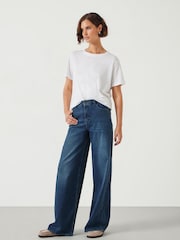 Hush Blue Nessa Wide Leg Jeans - Image 3 of 5