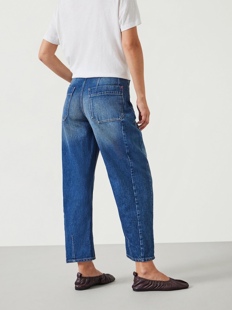 Hush Blue Cordelia Barrel Leg Jeans - Image 2 of 4