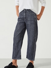 Hush Grey Cordelia Barrel Leg Jeans - Image 1 of 5