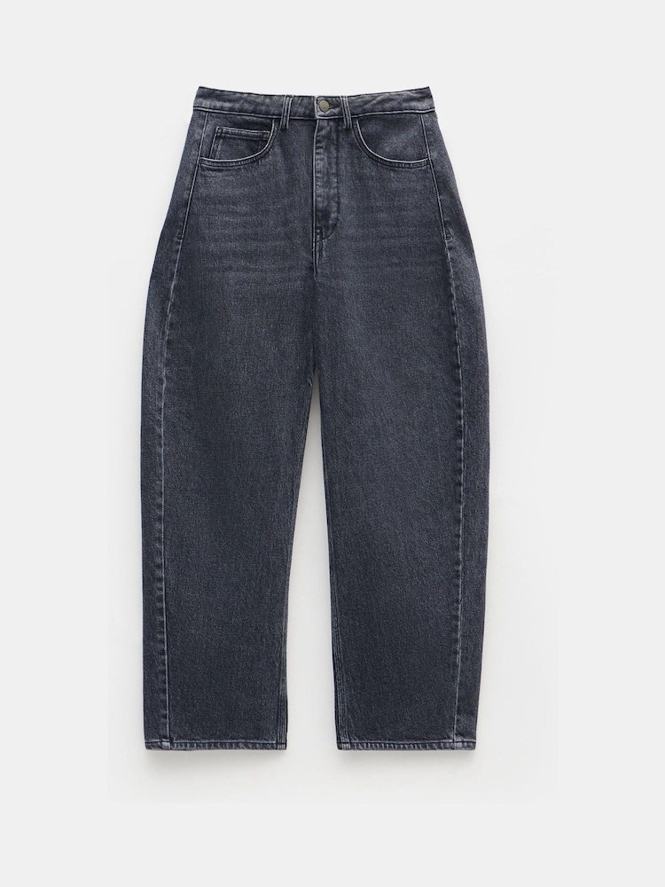 Hush Grey Cordelia Barrel Leg Jeans - Image 5 of 5