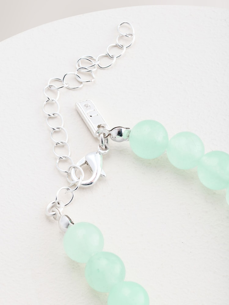 Green Beaded Necklace - Image 7 of 7