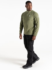 Dare 2b Mens Green Freethink II Quarter Zip Fleece - Image 2 of 6