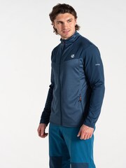Dare 2b Mens Blue Substratum III Core Stretch Midlayer Jacket - Obraz 1 z 6