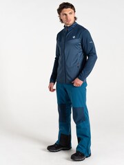 Dare 2b Mens Blue Substratum III Core Stretch Midlayer Jacket - Obraz 2 z 6